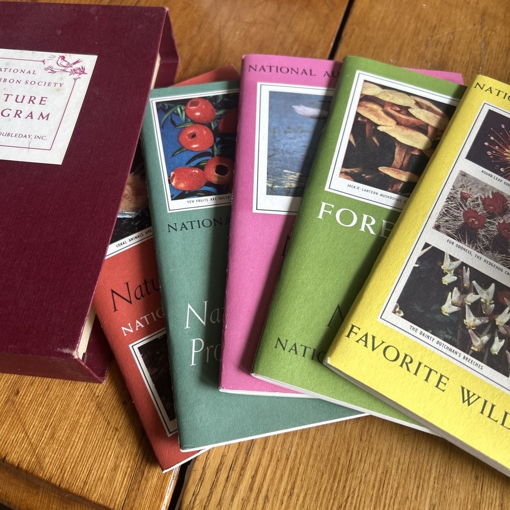 National Audubon Society Nature Program Box set, 5 Booklets